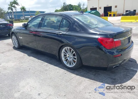 2012 BMW 750Li from USA, damaged, VIN WBAKB8C53CDX20766